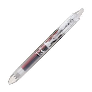 Pens Pencils Art Supplies: Pilot Frixion Ball 4 Multi Pen - 0.38 mm - Erasable Gel Ink - Clear Body