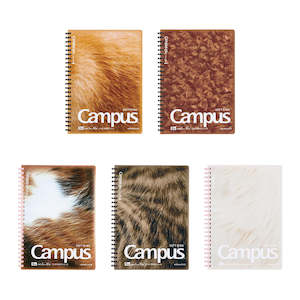 Notebooks Planners: Kokuyo Campus Soft Ring Notebook - Paw Pad Limited Edition - A5 - 5mm Grid - With Sticky Notes