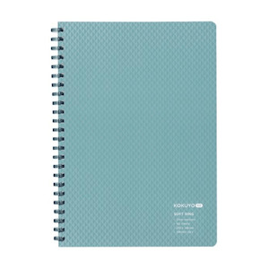 Kokuyo ME Soft Ring Notebook - 5mm Grid - A5 - 50 sheets - Smoky Sky