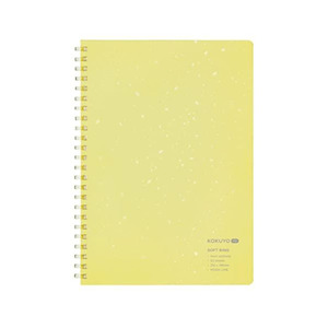 Kokuyo ME Soft Ring Notebook - 5mm Grid - A5 - 50 sheets - Moon Lime