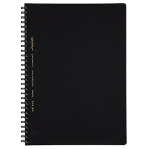 Kokuyo BUSINESS Soft Ring Notebook - Black - Tear Off - Thicker 70 sheets - Slim&hellip;