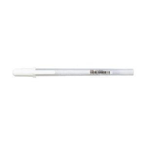 Sakura Ball Sign Souffle Gel Pen - White Ink - 0.8 mm Medium Point