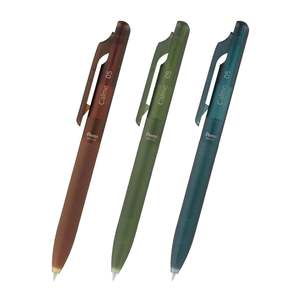 Pentel Calme Quite-Knocking 0.5mm Ballpoint Pen - Relaxed Frost Series - Black Ink