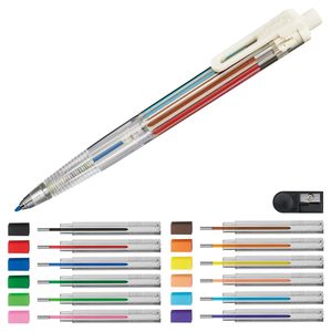 Pentel "Art Multi 8" Color Pencil Set - 8 Color in 1 - with 12 Color refills and Sharpener