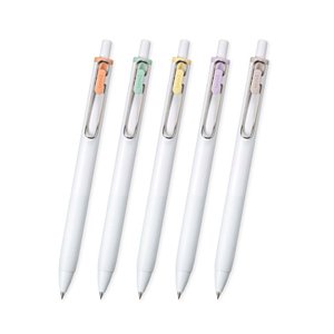 Uni-ball One Gel Pen - 0.38 mm - 5 New Colors