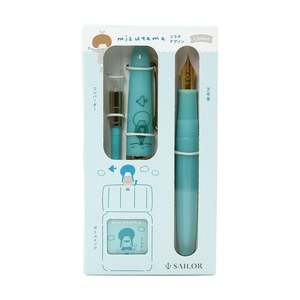 Sailor Profit Junior +10 Mizutama Fountain Pen Set - Medium Fine Nib - Tuoquoise
