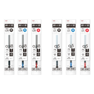 Tombow Monograph Light Ballpoint Pen Refills - Black / Blue / Red Ink - 0.38 mm / 0.5 mm