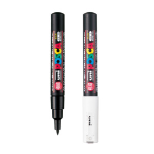 Uni Posca PC-1M Paint Markers - Extra Fine Tip - 0.7 mm