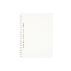 Kokuyo Soft Ring Notebook - Clear - Tear Off - 80 sheets - A6 - Dot Grid