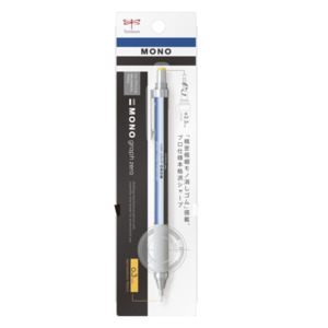 Tombow MONO Graph Zero Mechanical Pencil - Metal Grip - 0.3 mm - Mono Color