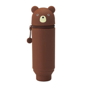 Lihit Lab: Lihit Lab Smart Fit Punilabo Stand Pencil Case - Bear