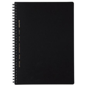Kokuyo BUSINESS Soft Ring Notebook - Black - Tear Off - Thicker 70 sheets - Slim&hellip;