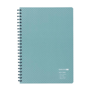 Kokuyo ME Soft Ring Notebook - 5mm Grid - A5 - 50 sheets - Smoky Sky
