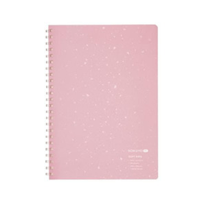 Kokuyo ME Soft Ring Notebook - 5mm Grid - A5 - 50 sheets - Taupe Rose