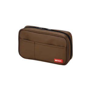 Lihit Lab Teffa Pen Case - Book Style - Brown