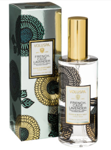 Room Fragrance: Voluspa French Cade & Lavender Room & Body Spray