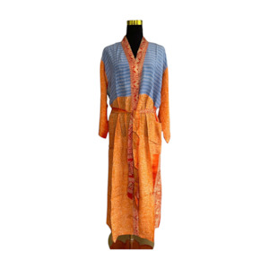 Apparel & Accessories: Silk Patchwork Kimono #49