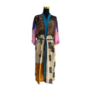 Apparel & Accessories: Silk Patchwork Kimono #41