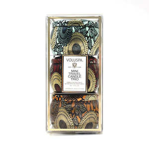 Voluspa Candle Baltic Amber, French Cade & Lavender, Goji & Tarocco Orange Decor&hellip;