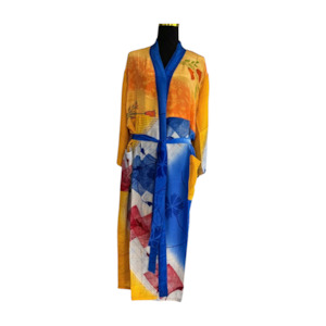Silk Kimonos: Silk Patchwork Kimono #31