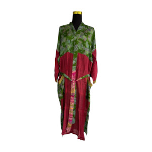 Silk Kimonos: Silk Patchwork Kimono #30