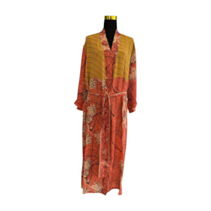 Silk Kimonos: Silk Patchwork Kimono #27
