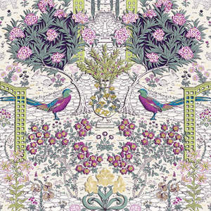 Card Greeting Cards Of All Types: Greeting Card -  Pink Formal Garden