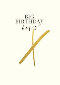 Card Greeting Cards Of All Types: Greeting Card -  Big Birthday Kiss X