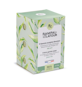 New Arrivals: Rampal Latour Boxed Soap - The Vert - 3 x 125g