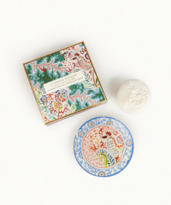 Fragonard Jasmin Perle de The Soap & Dish Set