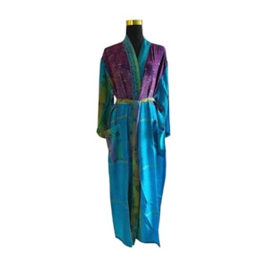 Silk Kimonos: Silk Patchwork Kimono #58
