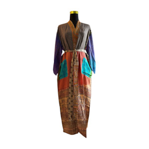 Silk Kimonos: Silk Patchwork Kimono #53