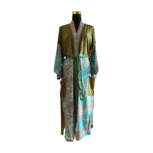 Silk Kimonos: Silk Patchwork Kimono #52