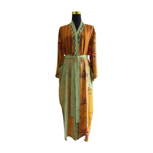 Silk Kimonos: Silk Patchwork Kimono #45