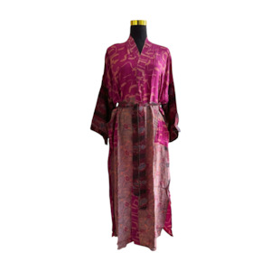 Silk Patchwork Kimono #44