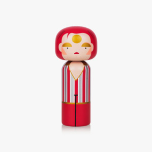 Lucie Kaas Designer Kokeshi - Ziggy Stardust