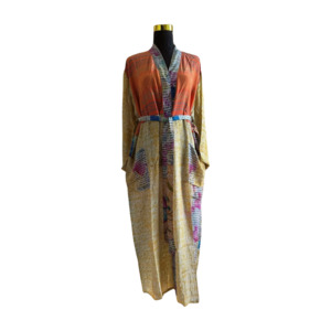 Silk Patchwork Kimono #34