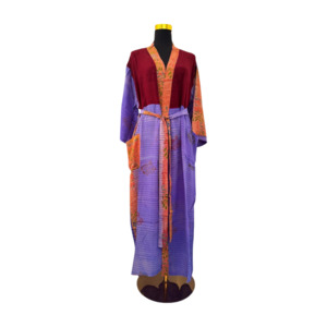 Silk Kimonos: Silk Patchwork Kimono #13