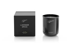 Home Fragrance 1: Sohum Scented Candle Lavender Grass