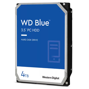 Pc Parts: WD Blue 4TB SATA 3.5" 5400RPM 256MB HDD 2Yr Wty