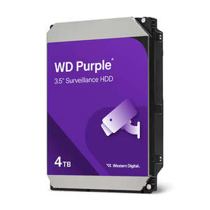 Pc Parts: WD Purple 4TB SATA 3.5" Intellipower 64MB Surveillance HDD 3Yr Wty
