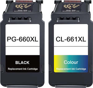 Canon PG-660XL + CL661XL Combo Pack High Yield Ink