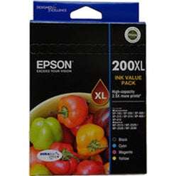 Epson: Epson 200XL High Yield Ink Cartridge 4 Ink Value Pack