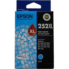 Epson: Epson 252XL Cyan High Yield Ink Cartridge