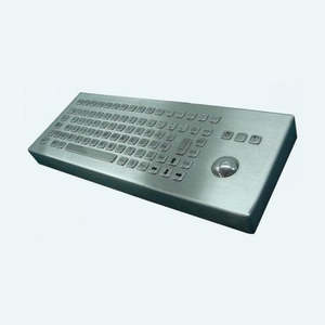 Inputel: Inputel Stainless Steel Keyboard + Trackball ~ USB