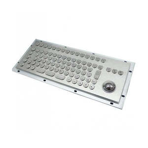 Inputel KB205 Stainless Steel Keyboard + Trackball IP65 - USB