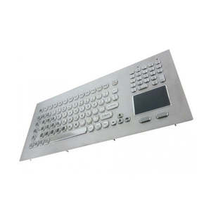 Inputel: Inputel KB020 Stainless Steel Keyboard + Touchpad IP65 - USB