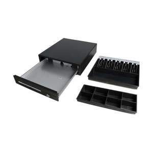 Maken CK-410 Cash Drawer 4 Note 8 Coin  Black Front 24V