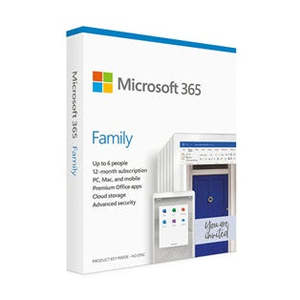 Microsoft 365 Family for 6 Users/1 Household - 1 Year