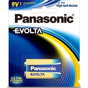 Panasonic: Panasonic Evolta 9V Alkaline Battery 1 Pack